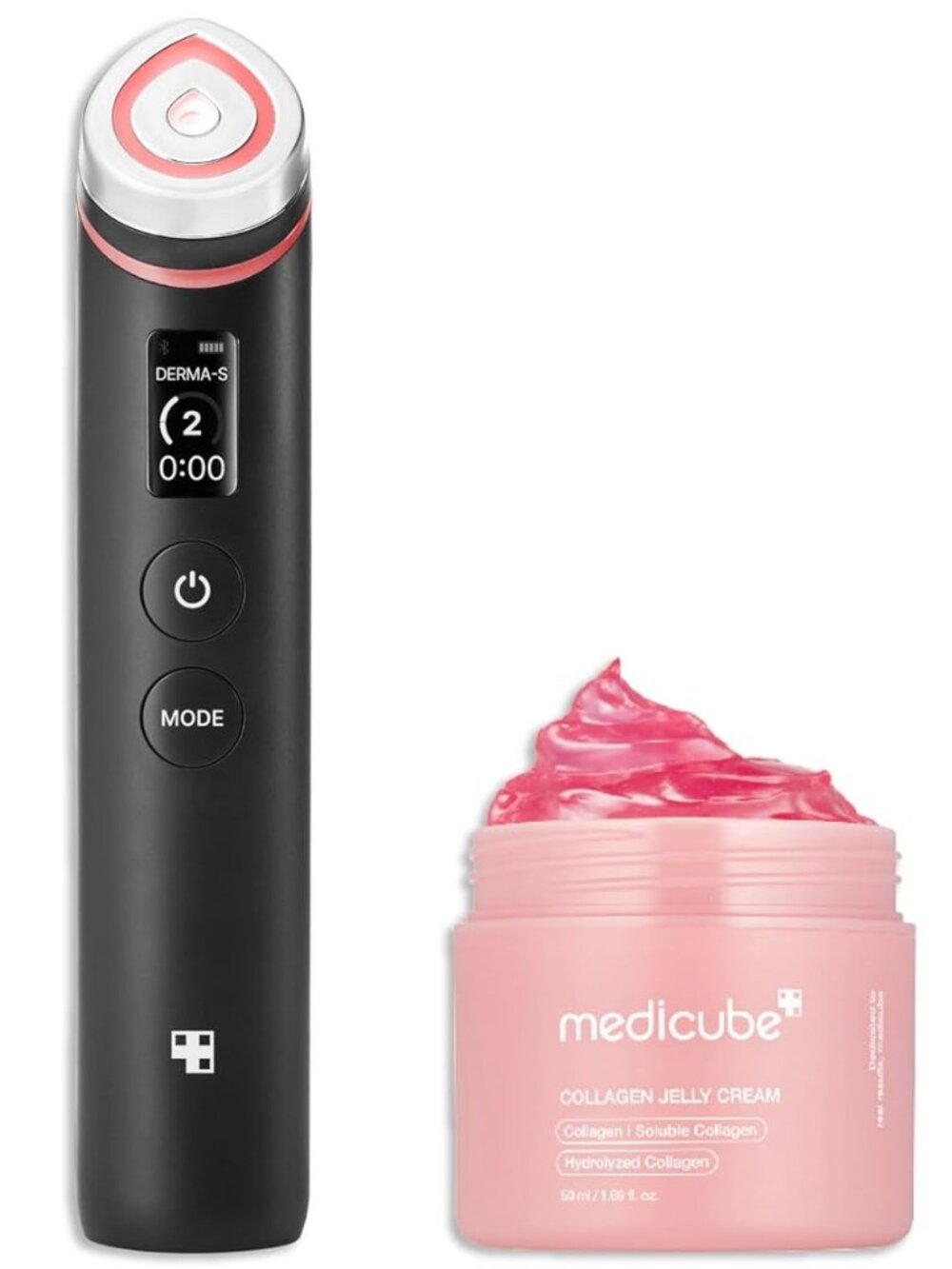 medicube Booster Glow Duo For Poreless Radiance: Age-R Booster Pro (Black)